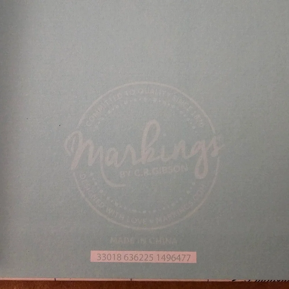 CR Gibson All Around The World Vintage Map‎ Address Book NEW